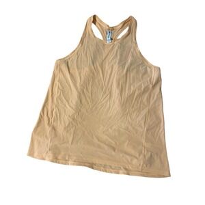 Women’s Peach Orange Athleta Flowy Athletic Racerback Running Tank Top Medium